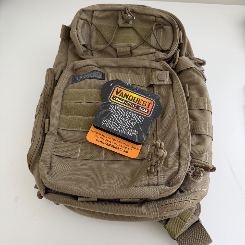 Vanquest Javelin 2.0 L Shoulder Sling Pack Coyote Tan New Tactical EDC CCW